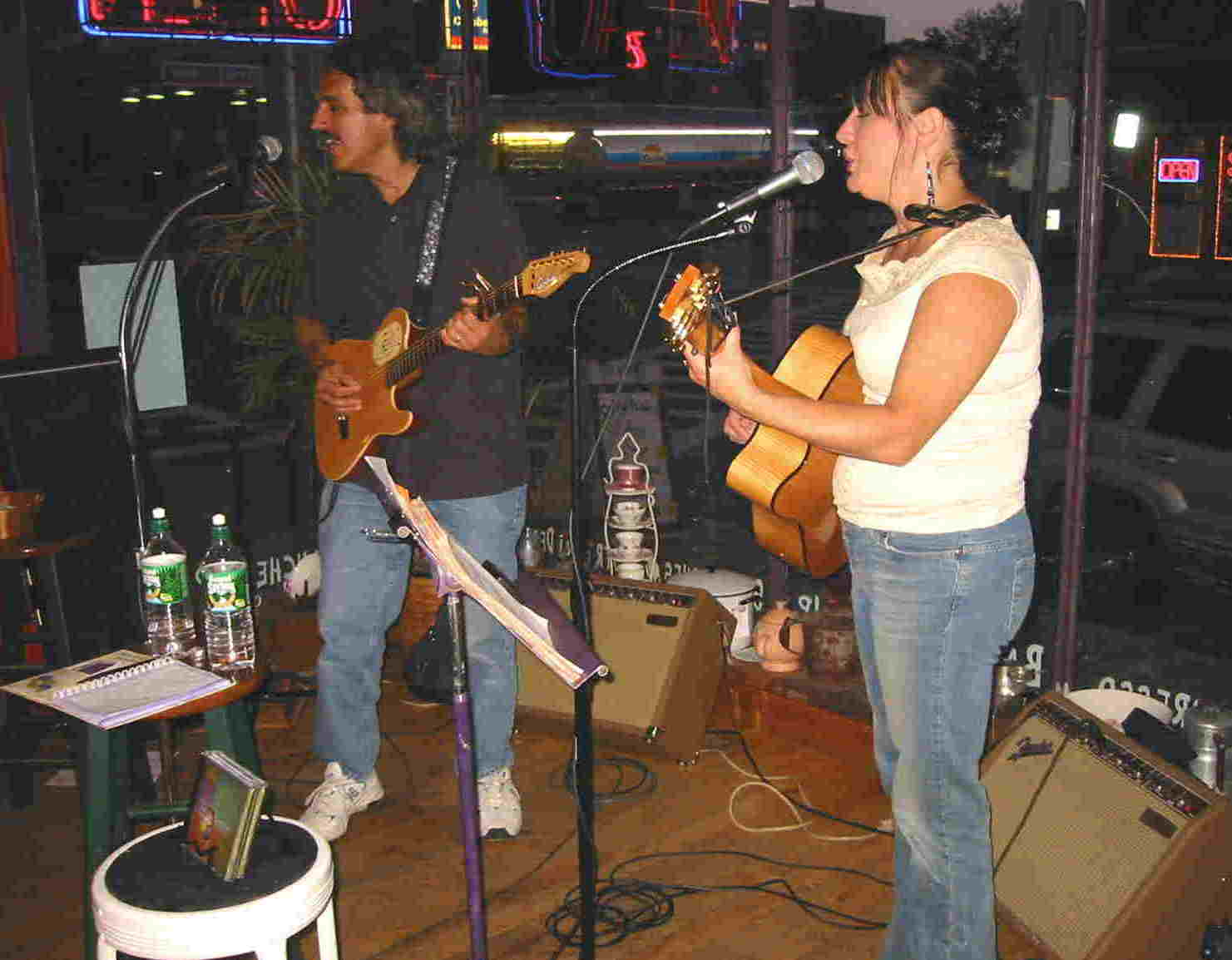 Carl & Marie at the Coffee Planet