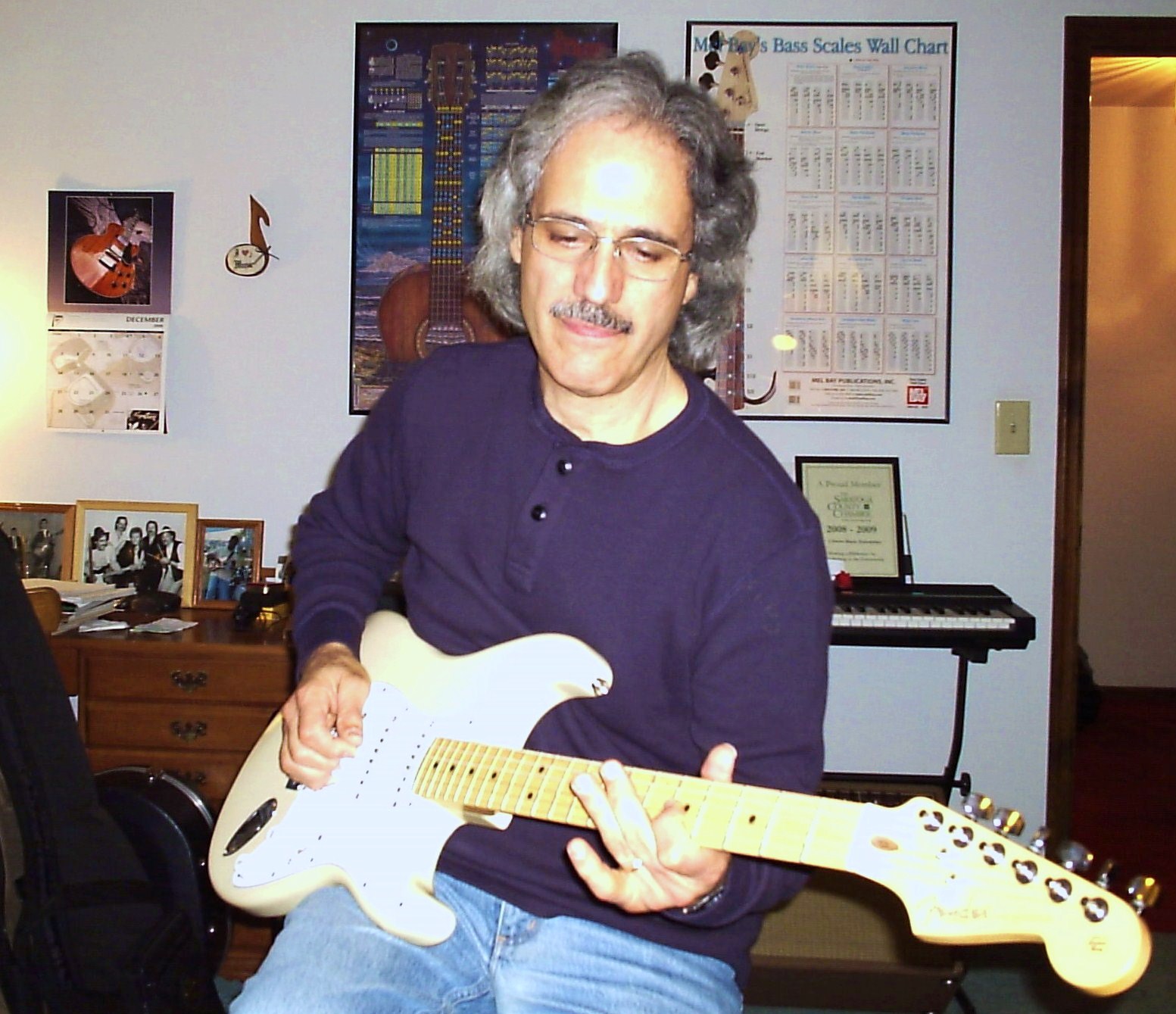 Carl (Tman) Todora w/Fender Highway One Strat